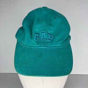 GAP Baby Hat Teal Blue Baseball Cap Distressed Stains